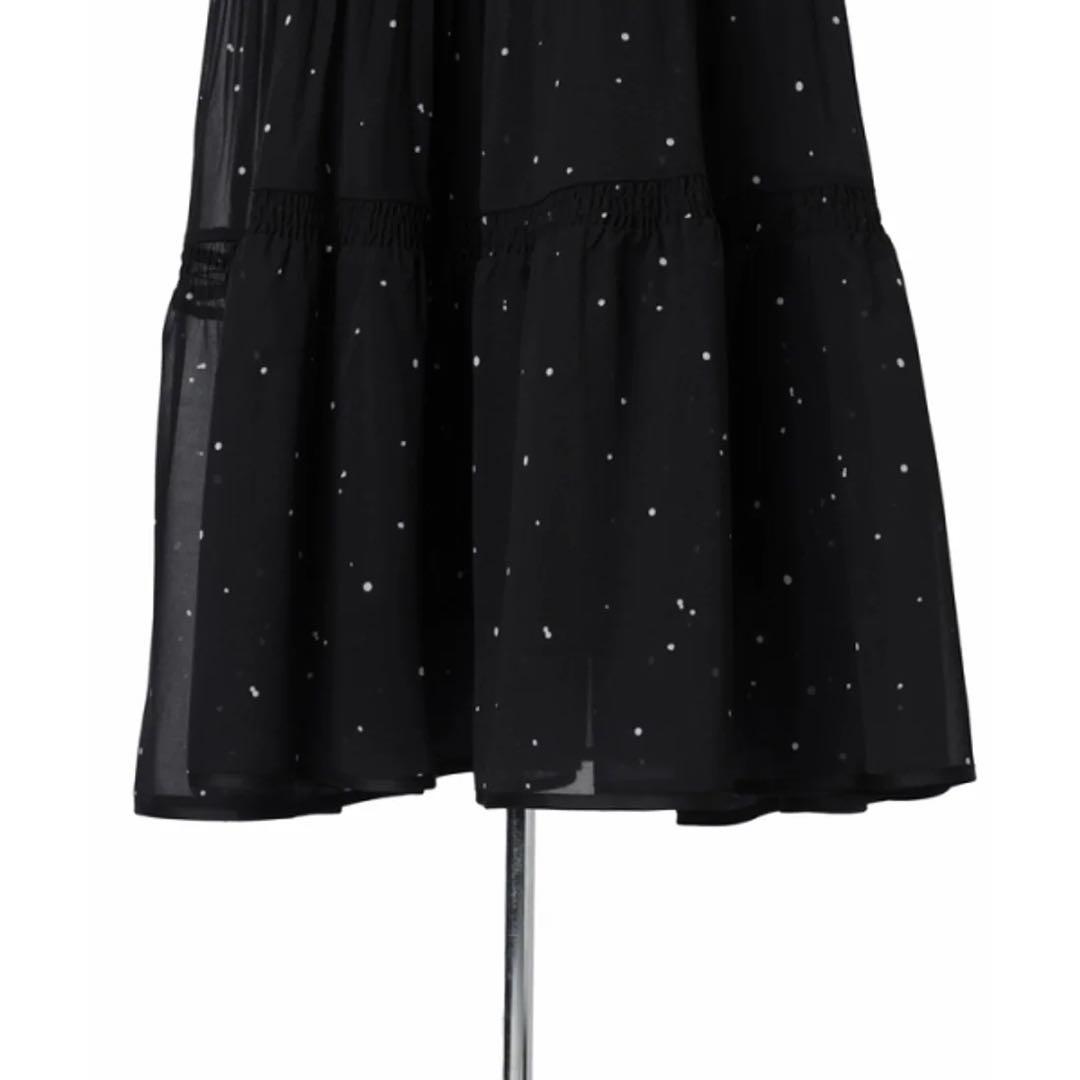 ジャスグリッティー スノードットプリントワンピース