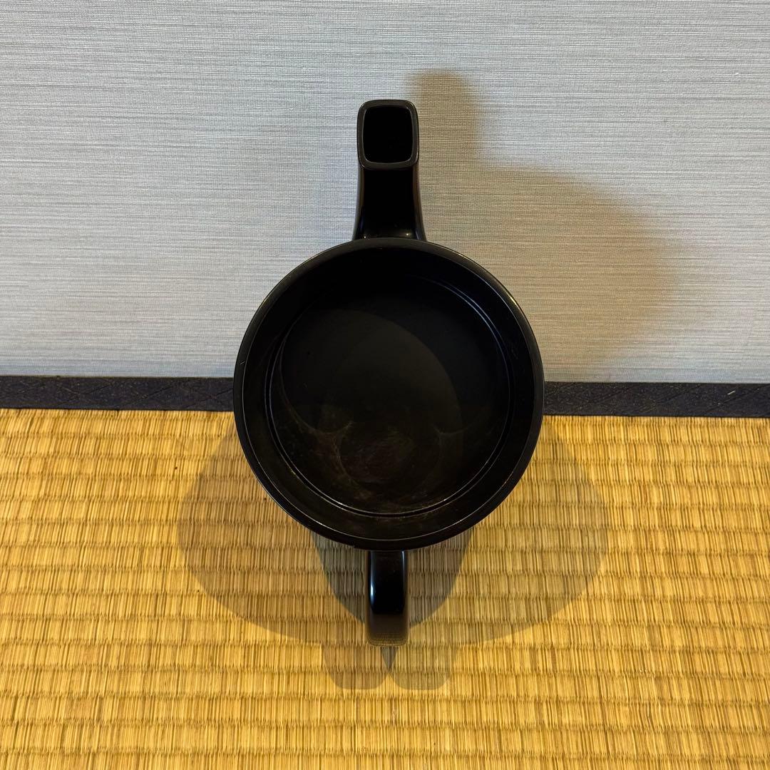 漆匠 鈴木表朔 作 利休形 両次 一組 共箱 本堅地塗器 茶懐石道具 美品