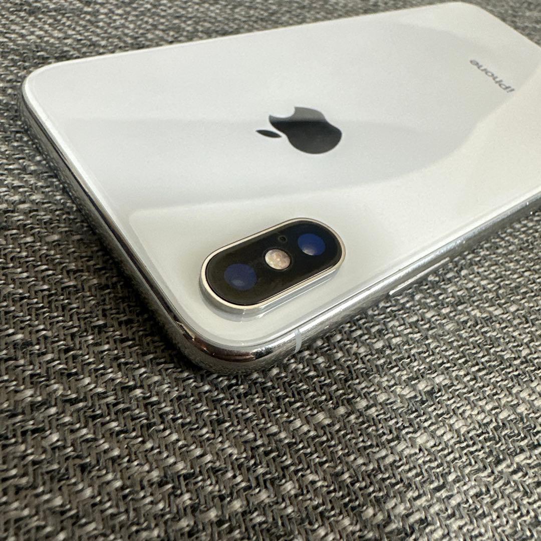 Apple iPhone Ⅹ 256GB シルバー 箱付き 初期化済み