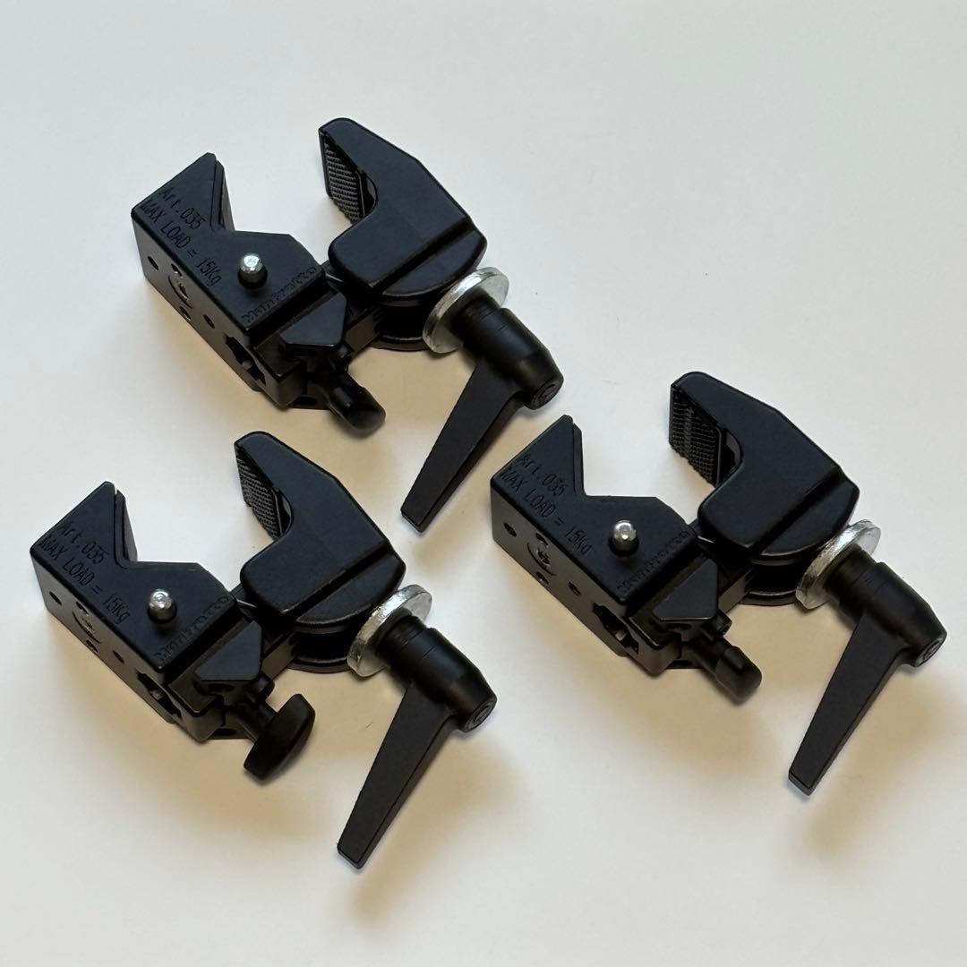 美品3個セット① Manfrotto マンフロット スーパークランプ 035