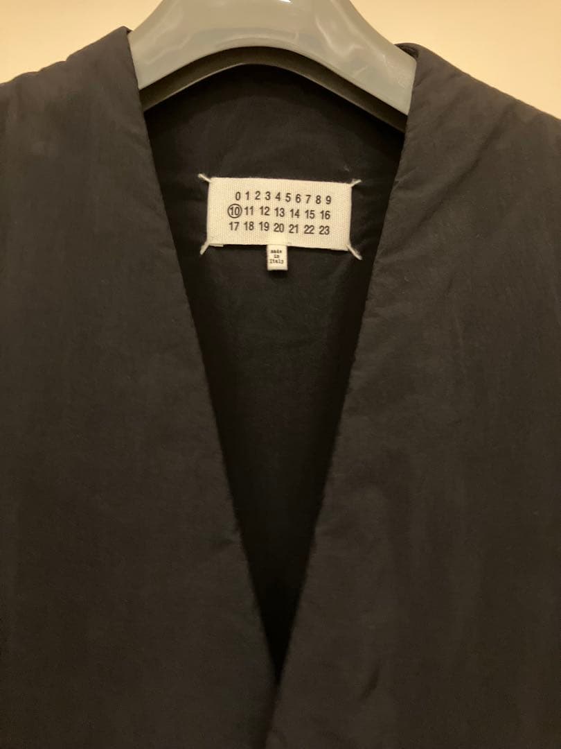 メゾンマルジェラ　ノーカラー　ナイロンジャケット　maison margiela