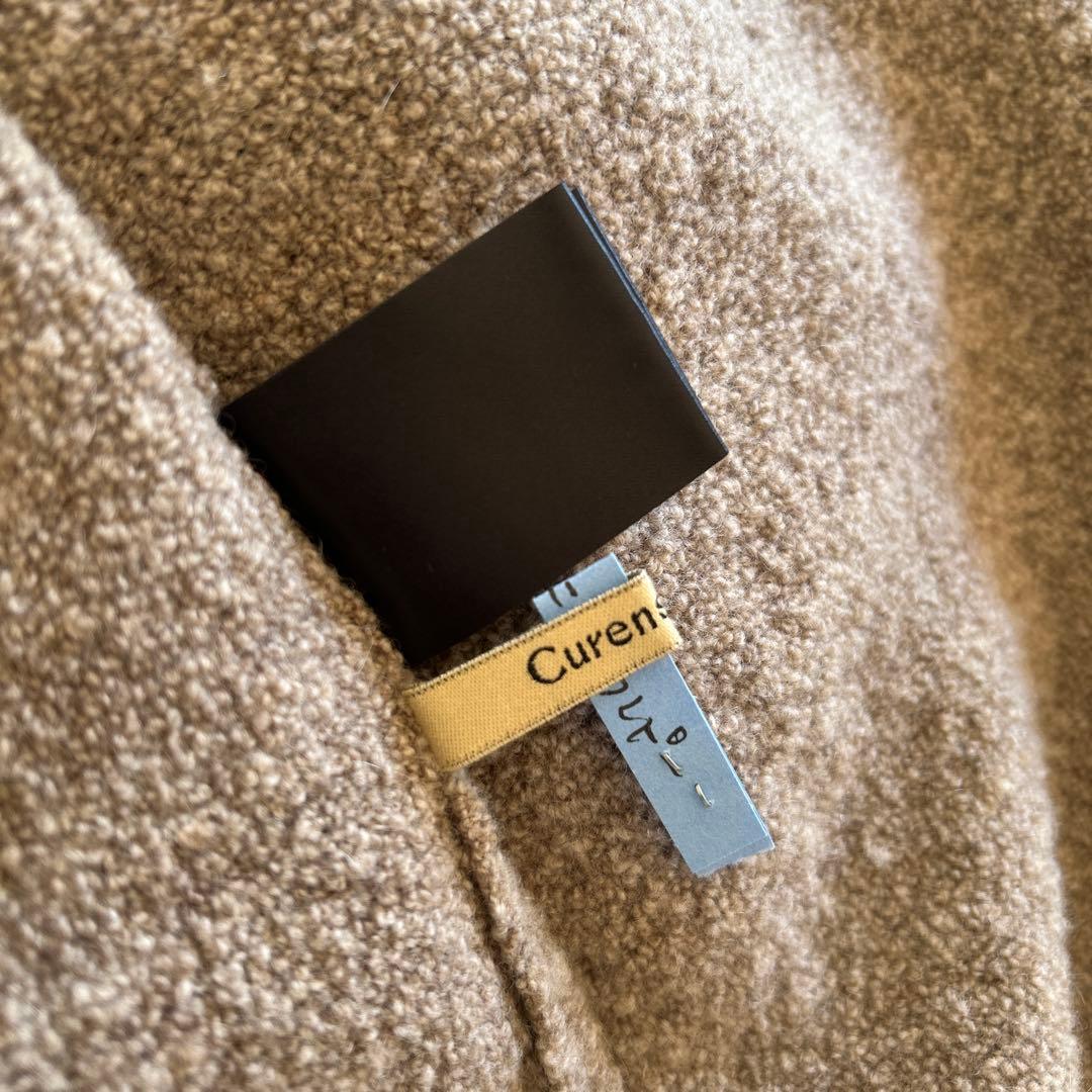 ◆クリーニング済◆カレンソロジー ウールポアンニットワンピース ベージュ F