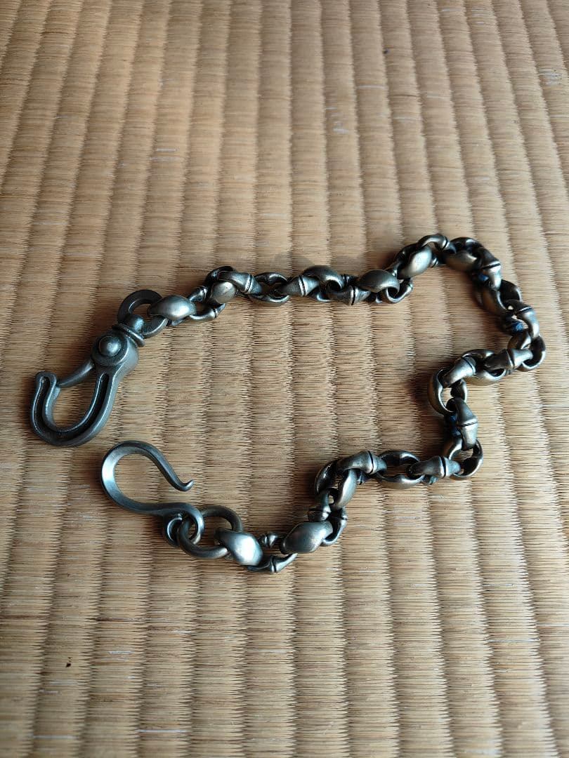 シルバー ウォレットチェーン 約40cm