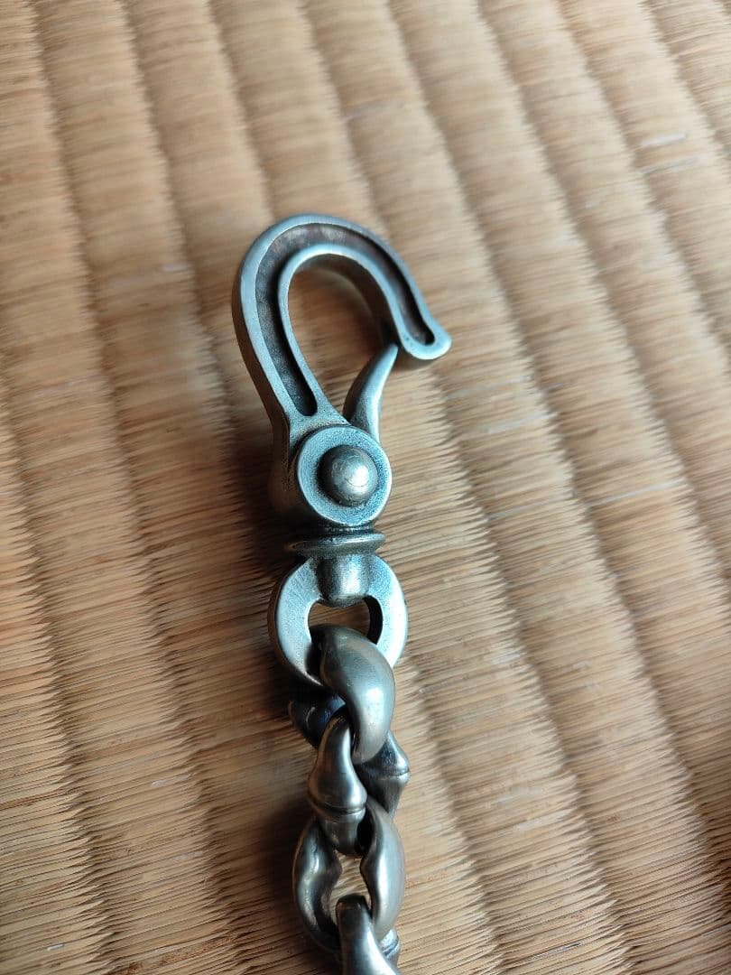 シルバー ウォレットチェーン 約40cm