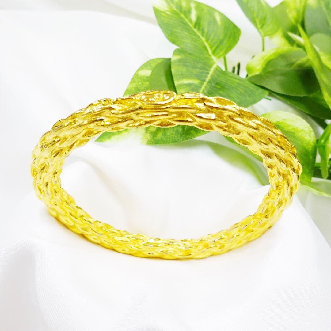 専用【美品】CHANEL シャネル ココマーク バングル ゴールド レディース