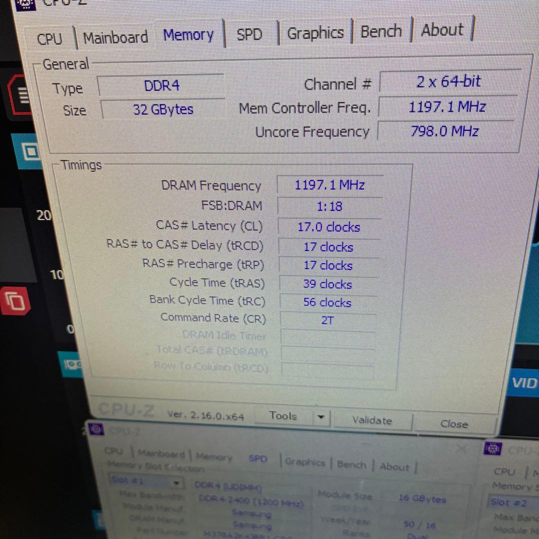 【複数テスト済】Samsung 16GB×2 32GB DDR4-2400T