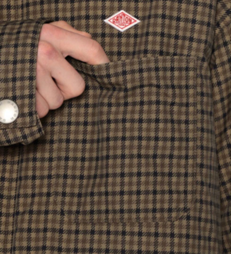 DANTON ナイロンタッサープリントカバーオールジャケット