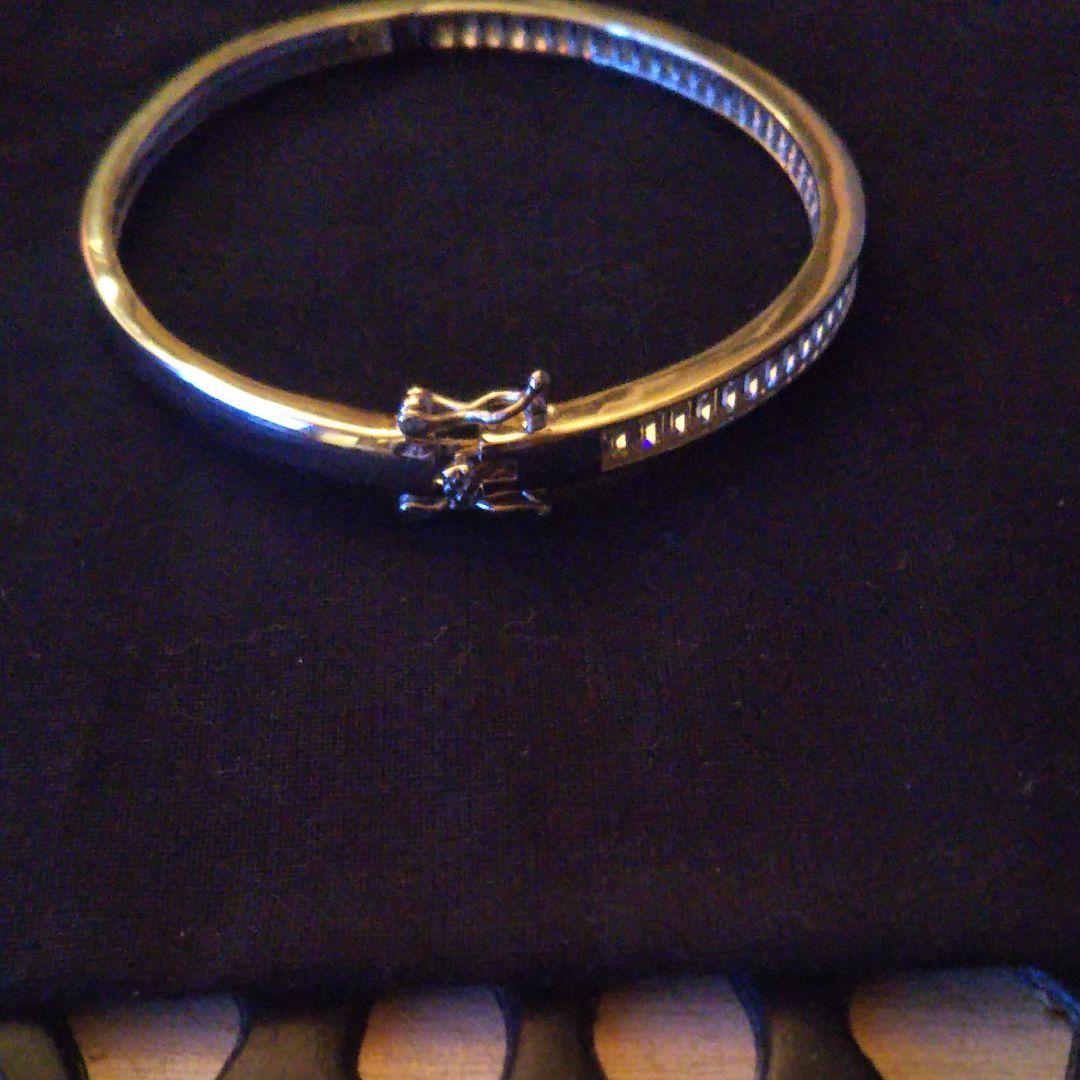 最高級 SONAソナダイヤモンド バゲットカットバングル 16cm