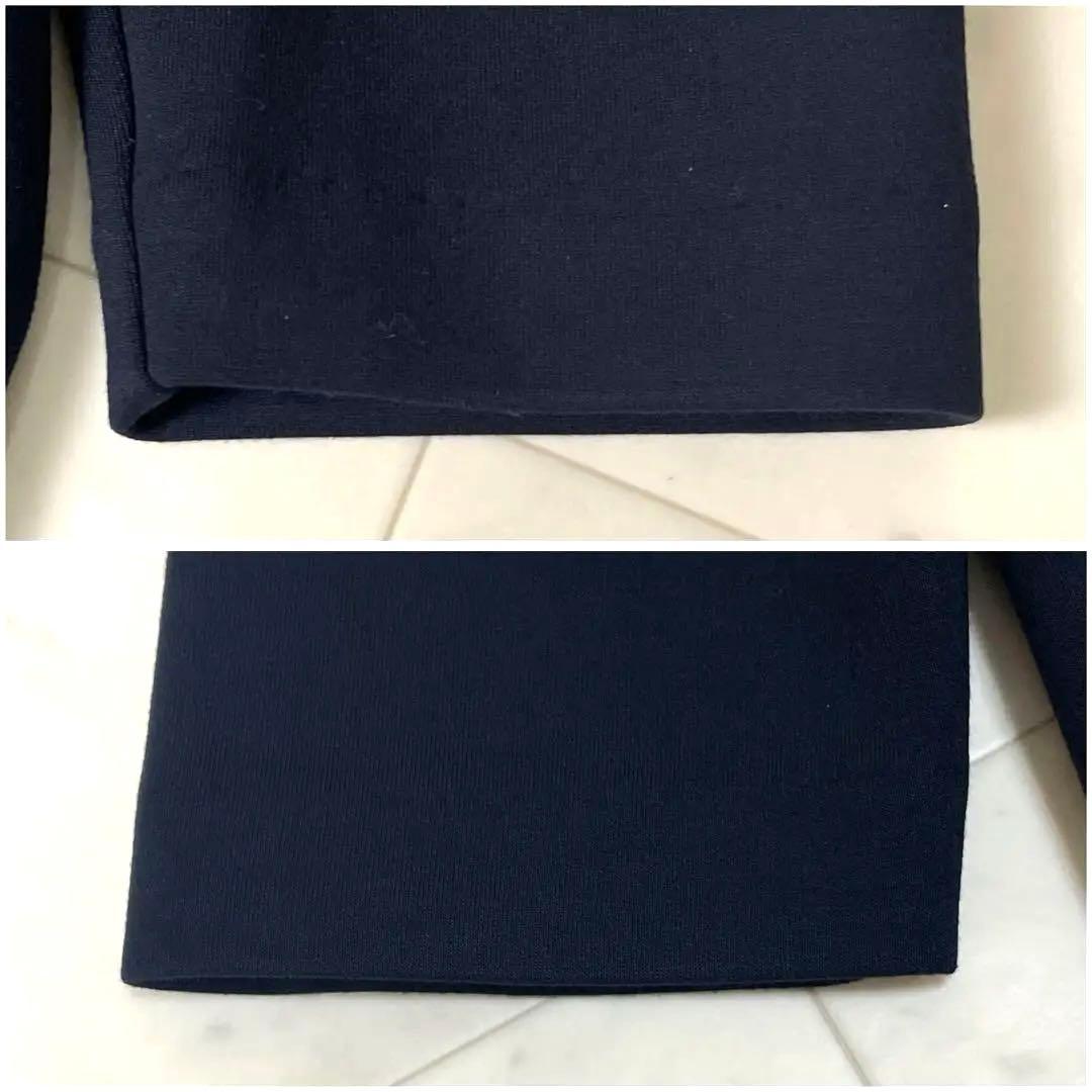 【未使用級】ビアズリー 2023AW バックペプラムフリルワンピース ネイビーF