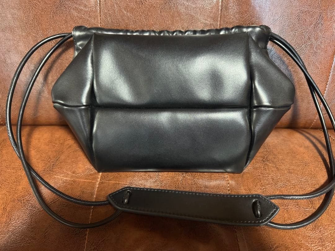 WCJ☆ソフトレザー巾着　ブラック 若槻千夏 完売品