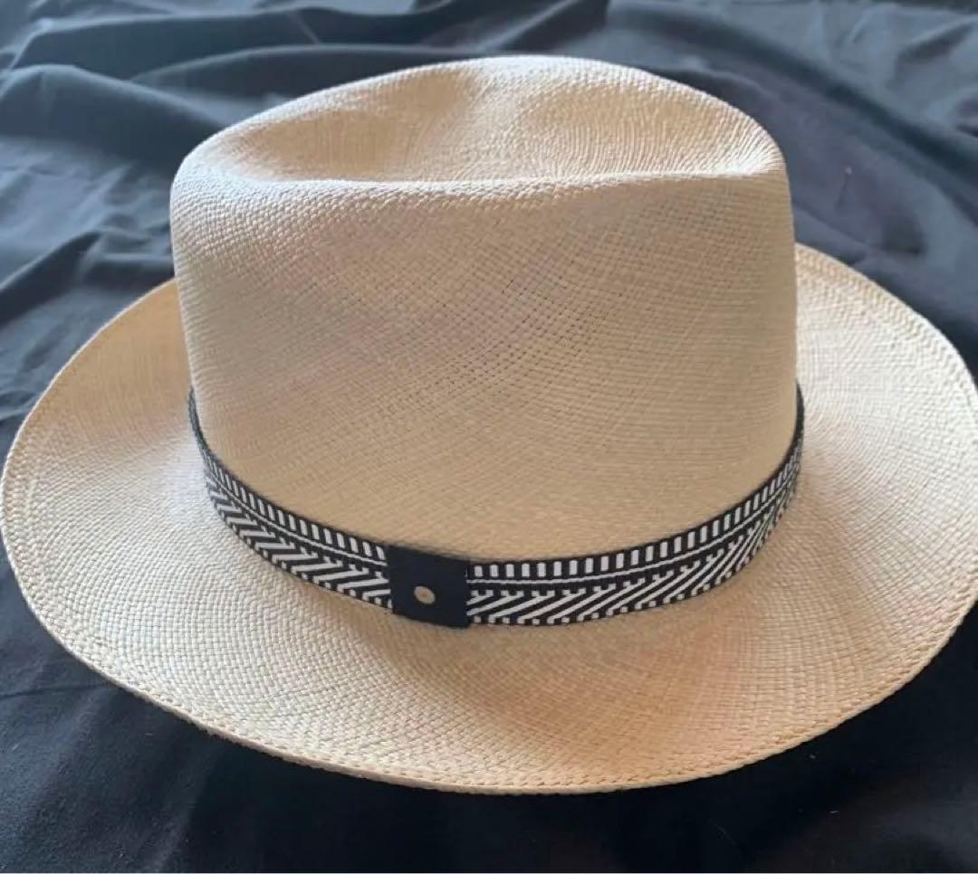 エルメス　セリエボタン　パナマハット