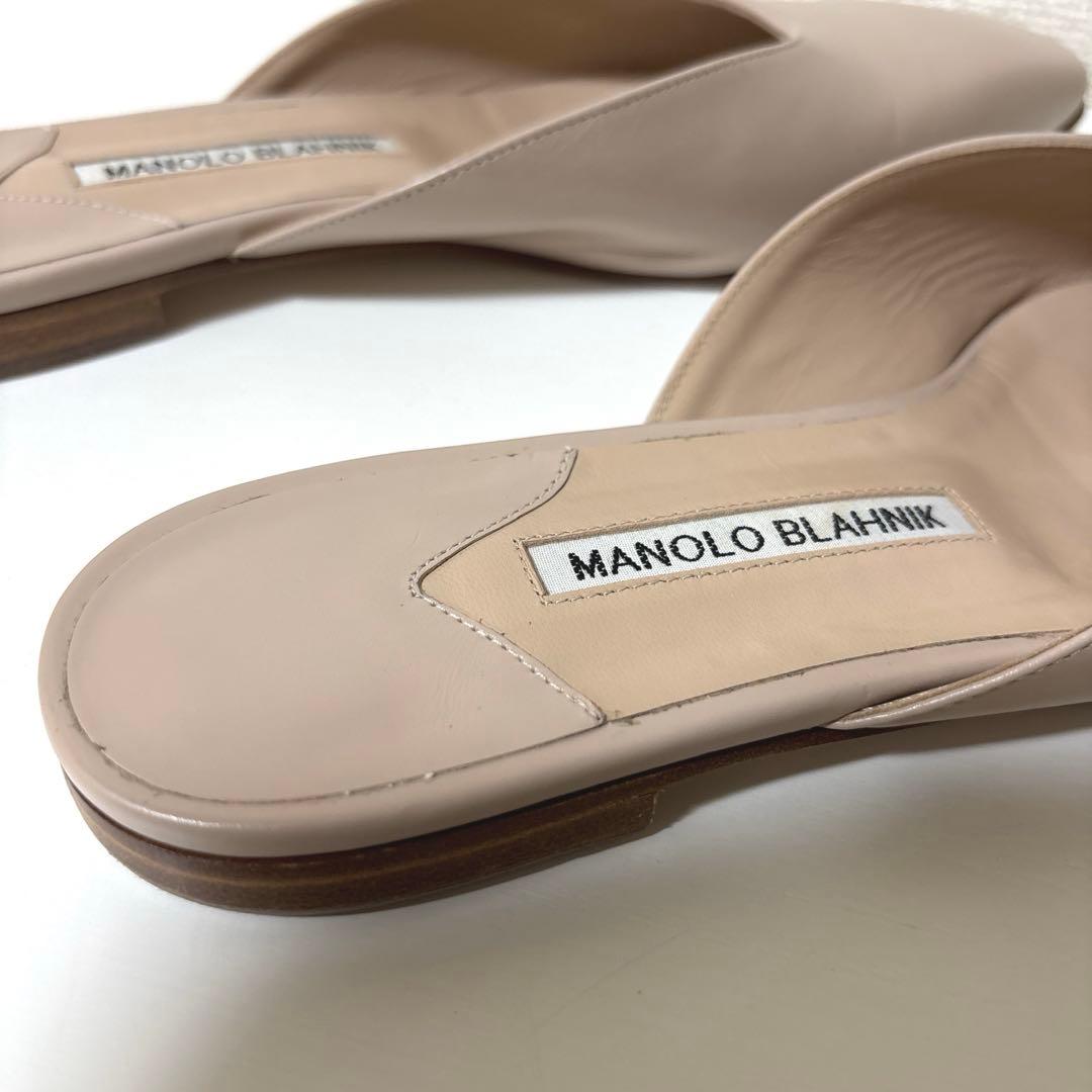 MANOLO BLAHNIK TAZA マノロブラニク 39 ミュール　パンプス