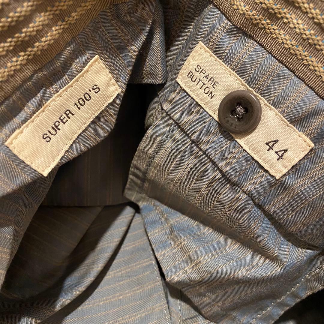 INCOTEX 1NT035 SLIM FIT フランネルパンツ size44