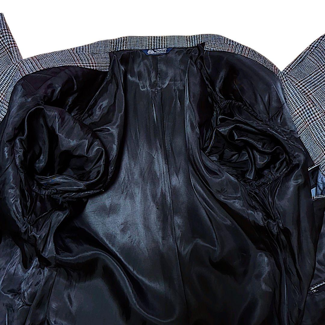 Burberrysグレンチェックウールテーラードジャケット 旧タグ　メンズL相当