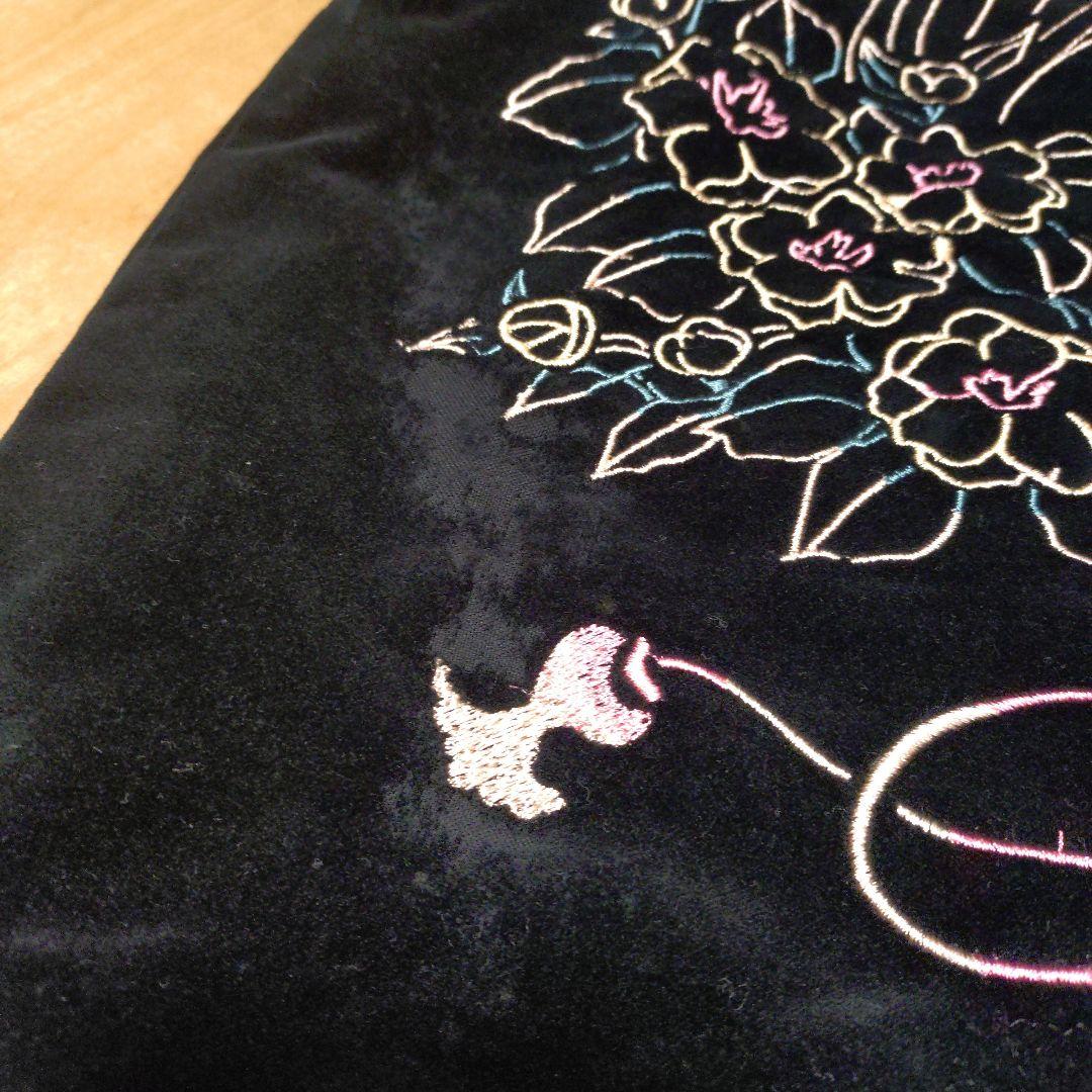 激レア　00s ちきりや 別珍スカジャン クジラうさぎ 紺 Ｌサイズ 男女兼用