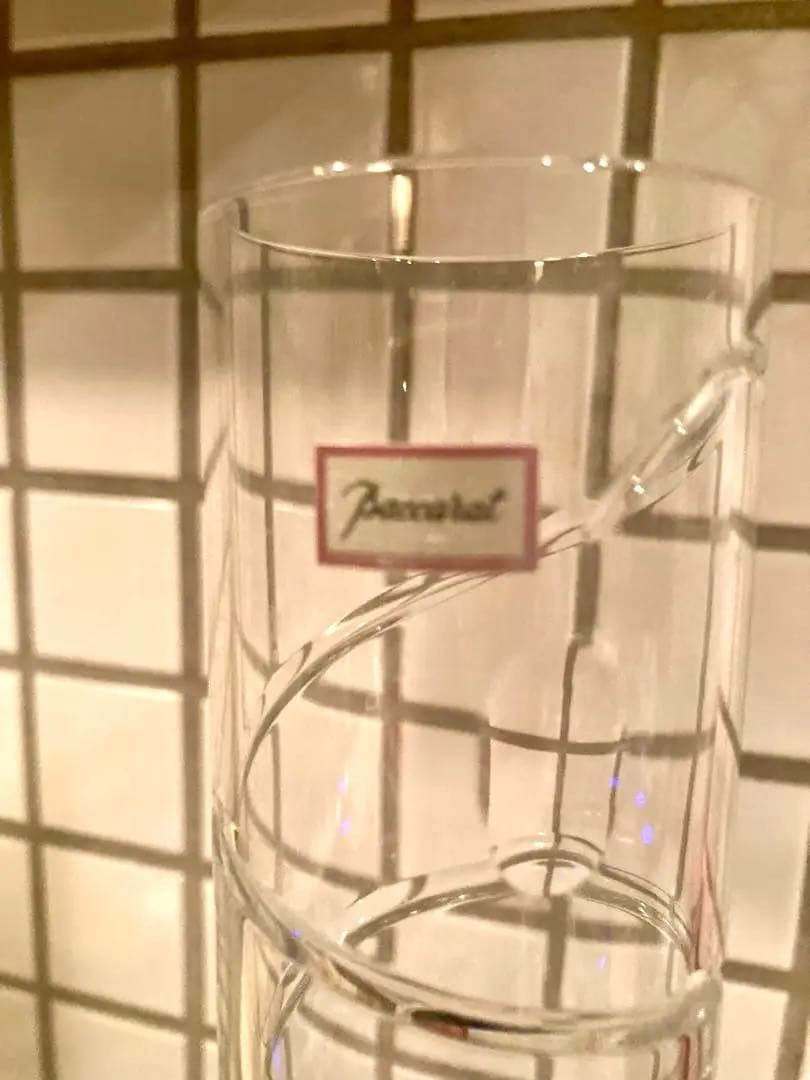 Baccarat スパイラルデザイン 花瓶