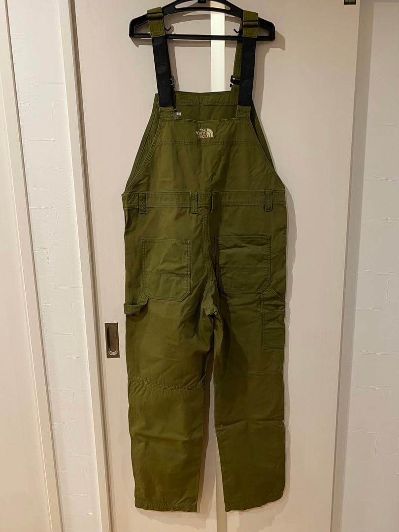 The North Face ノースフェイス　オーバーオール　カーキ　難燃素材