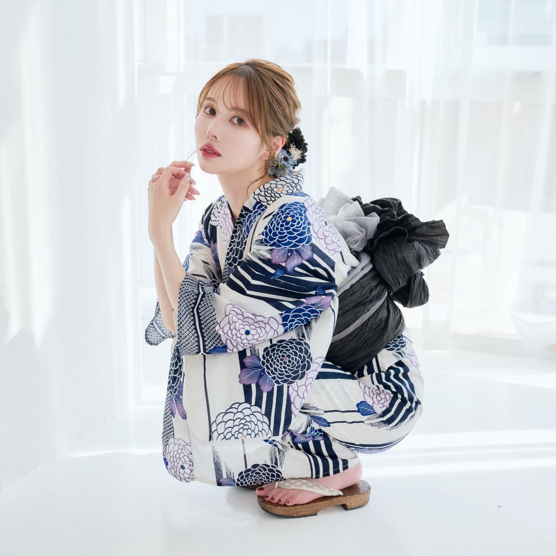 新品 浴衣 セット 浴衣セット ゆかた レディース 大人 あじさい Y5-14