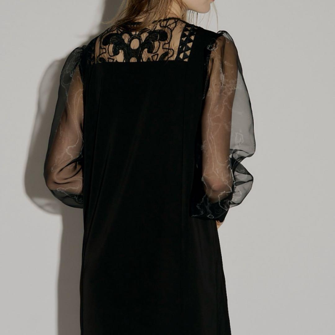 スーツ・フォーマル・ドレス LERURE / Jacquard lace pencil dress