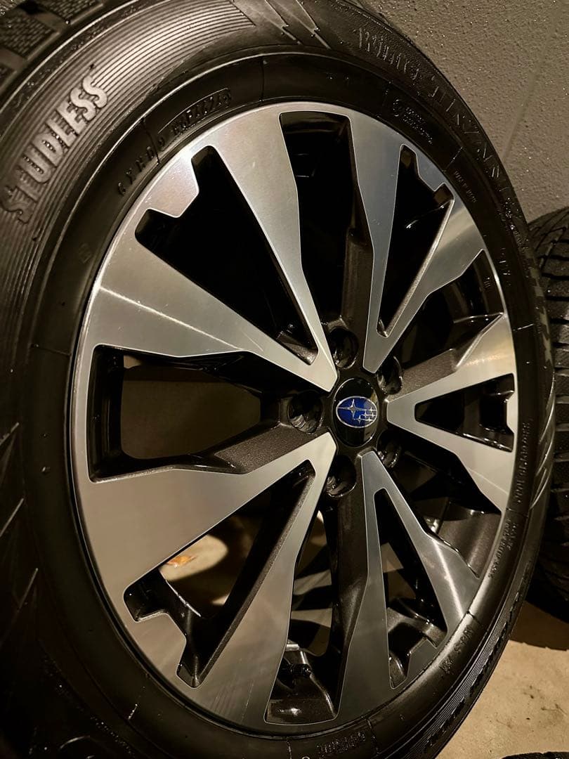 【最終値下げ】アウトバックBS9純正ホイール＆スタッドレス4本セット