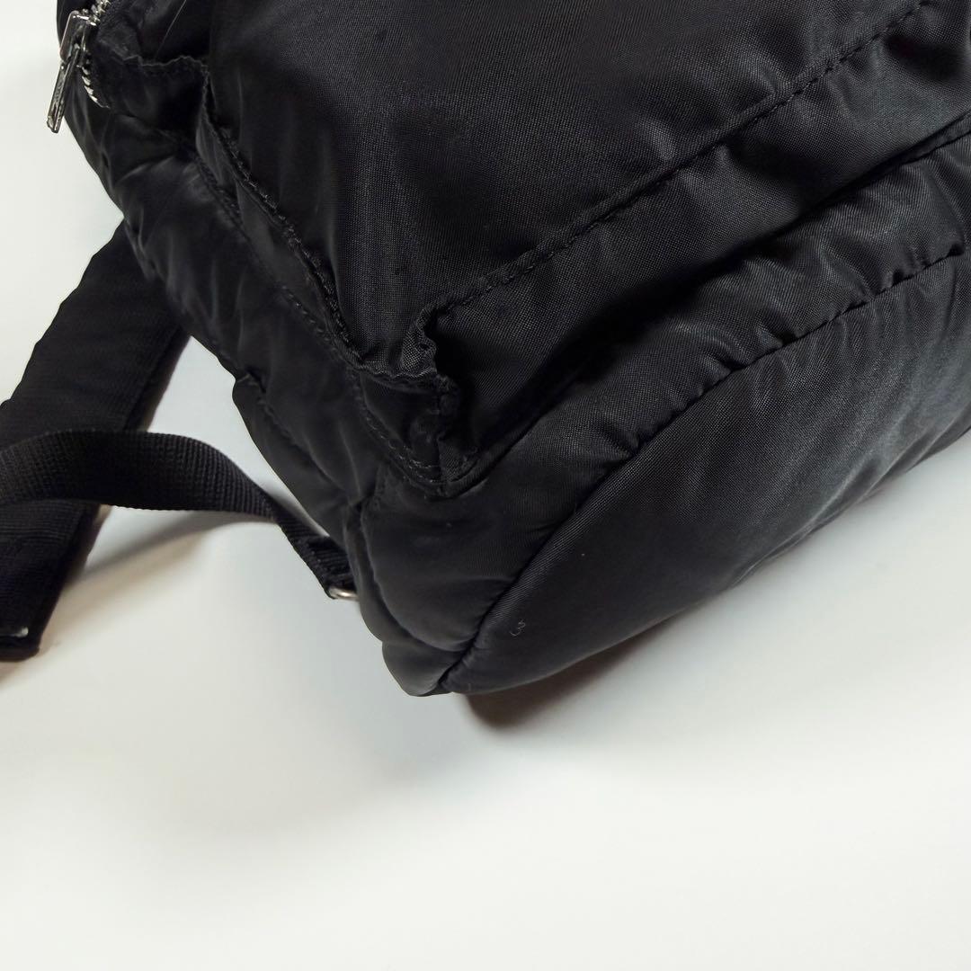 【美品】ポーター　リュック　バックパック　タンカー　ナイロン　巾着　ブラック