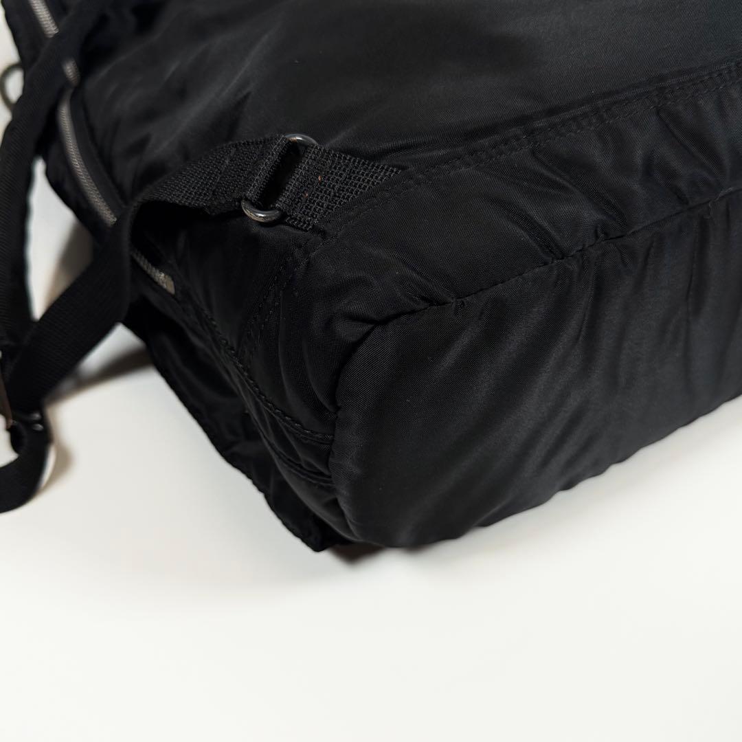 【美品】ポーター　リュック　バックパック　タンカー　ナイロン　巾着　ブラック