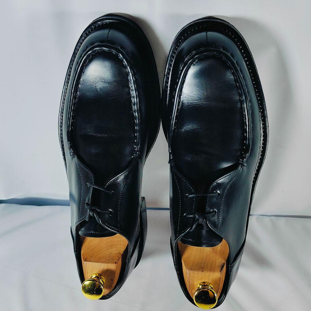 【極艶美品】PREMIATA イタリア製 ブラックラピド製法　高級黒艶本革 革靴