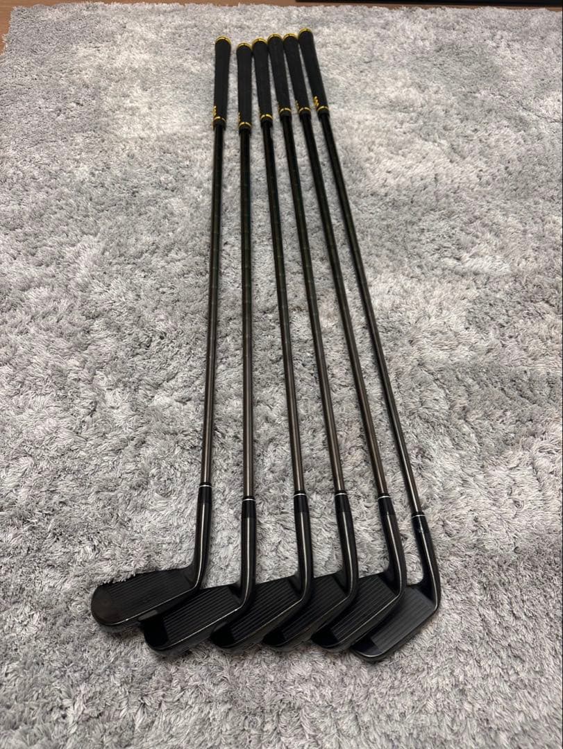 値下中！キャロウェイX FORGED STAR BLACKアイアン6 •硬さS