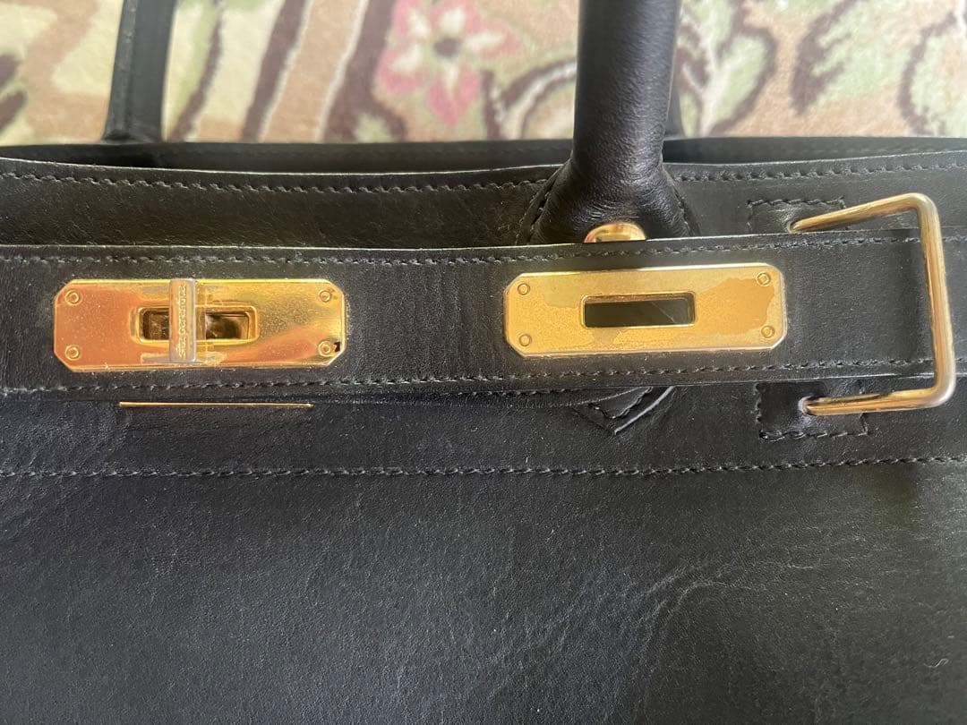 Deuxieme Classe レザーハンドバッグ