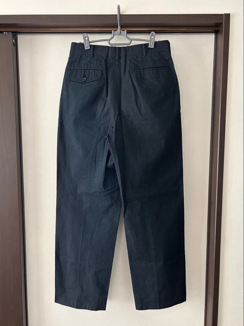 COMME des GARCONS HOMME ツータックパンツ ブラック