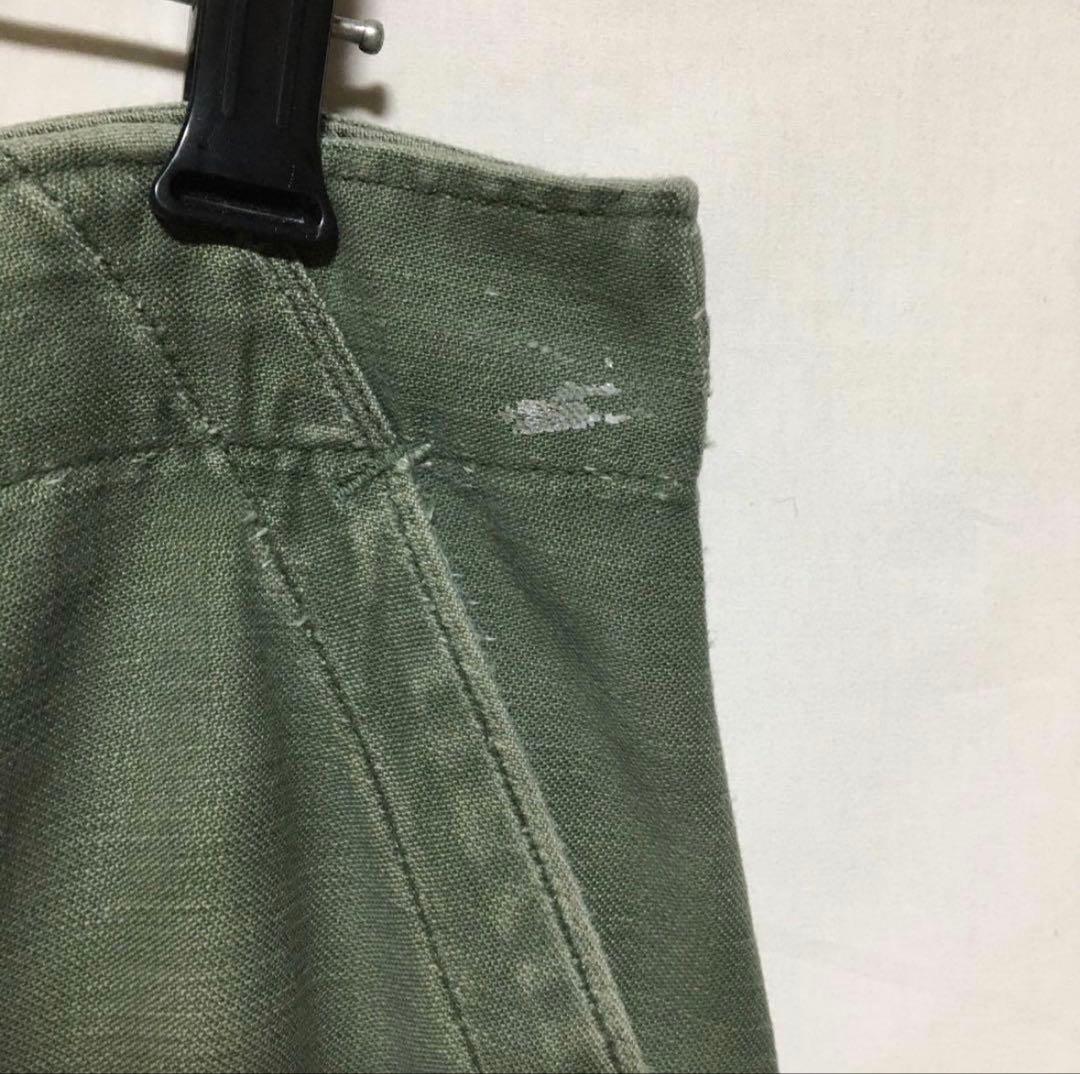 60s ベイカーパンツ ボタンフライ us army