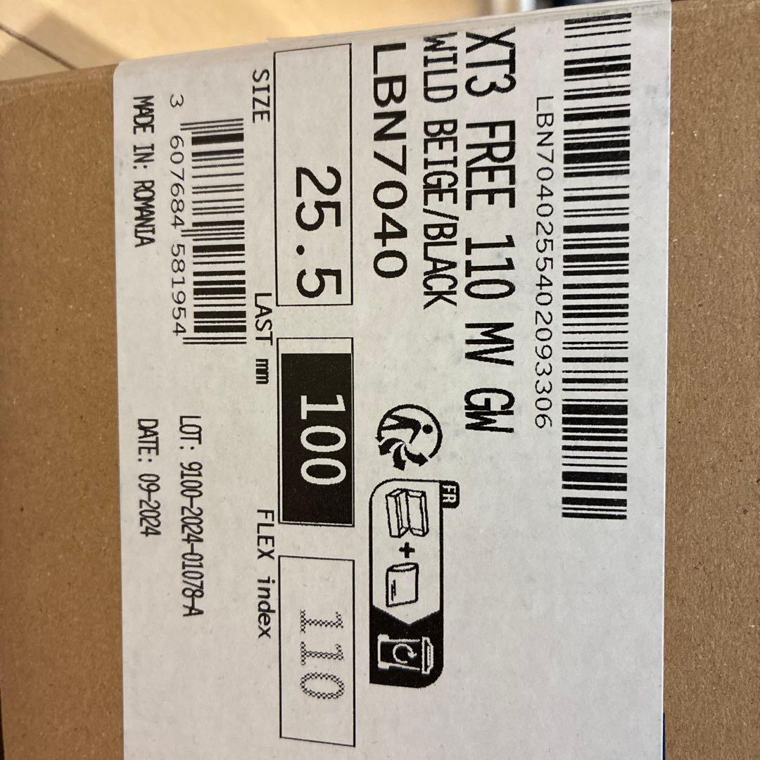 スキー LANGE XT3 FREE 110 MV GW 25.5cm