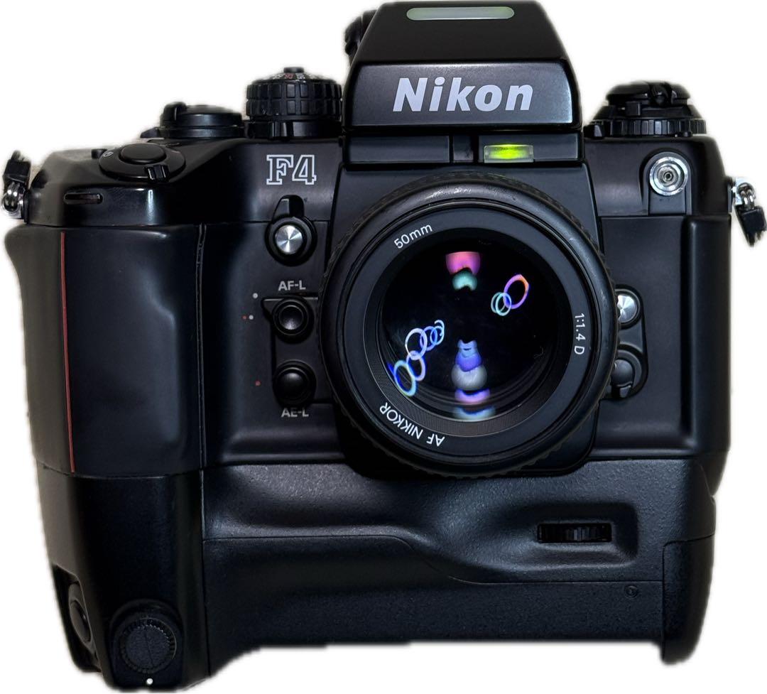フィルムカメラ Nikon F4E+MF-23+AF NIKKOR 50mm 1:1.4D