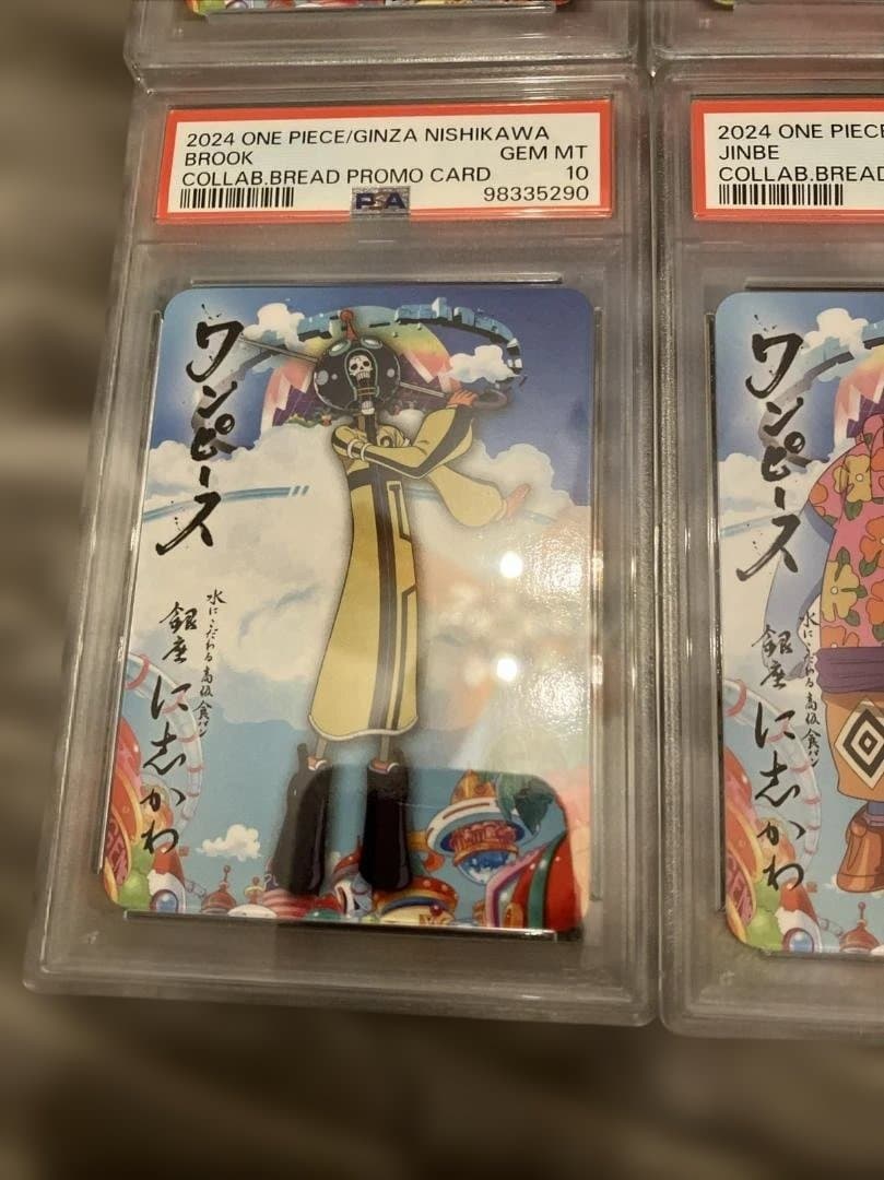 ワンピースカード x 銀座に志かわ 限定コラボカード12種類 PSA鑑定済み