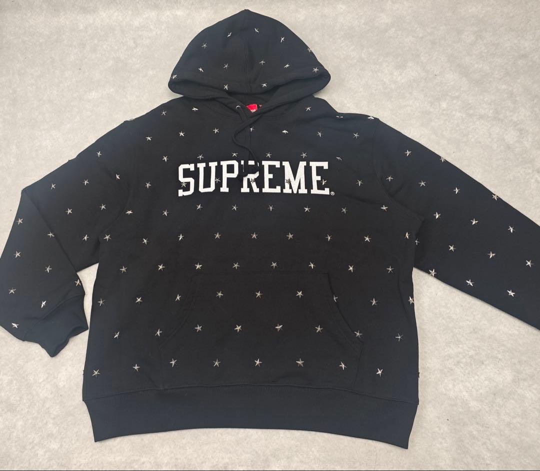キ*盛様 Supreme Stars Studded Hooded Sweats