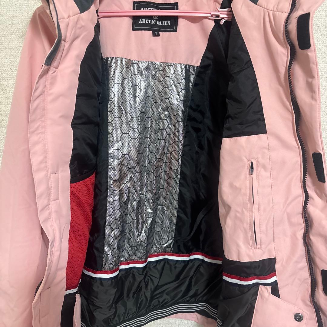 ARCTIC QUEEN ピンク スノーボードジャケット ウェアセット