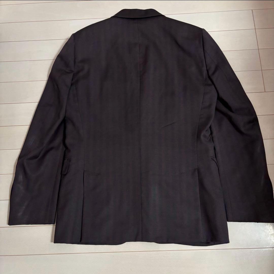 ジ*ン様 ポールスミス ビジネススーツ 銀河 星座 チャコールブラウン 赤ストラ