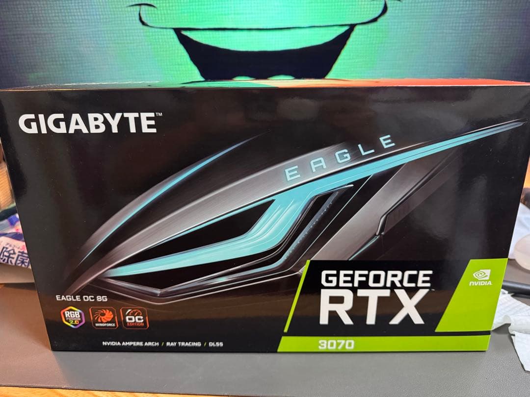 グラフィックボード・グラボ・ビデオカード GIGABYTE RTX3070 gv-n3070eagle oc-8gd