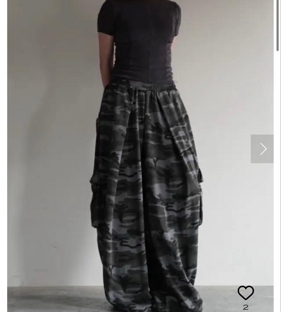 パンツ PRANK PROJECT Camo Sweat Cargo Pants