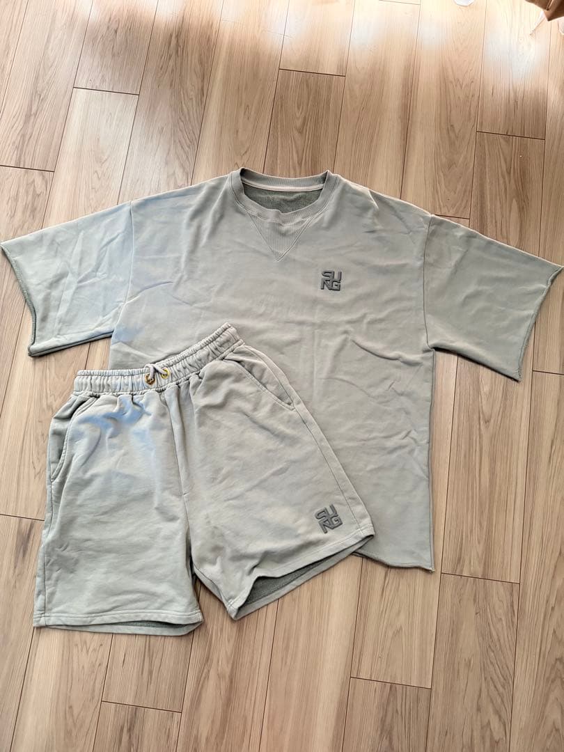 SUNG1975 CUBIC LOGO SWEAT セットアップ