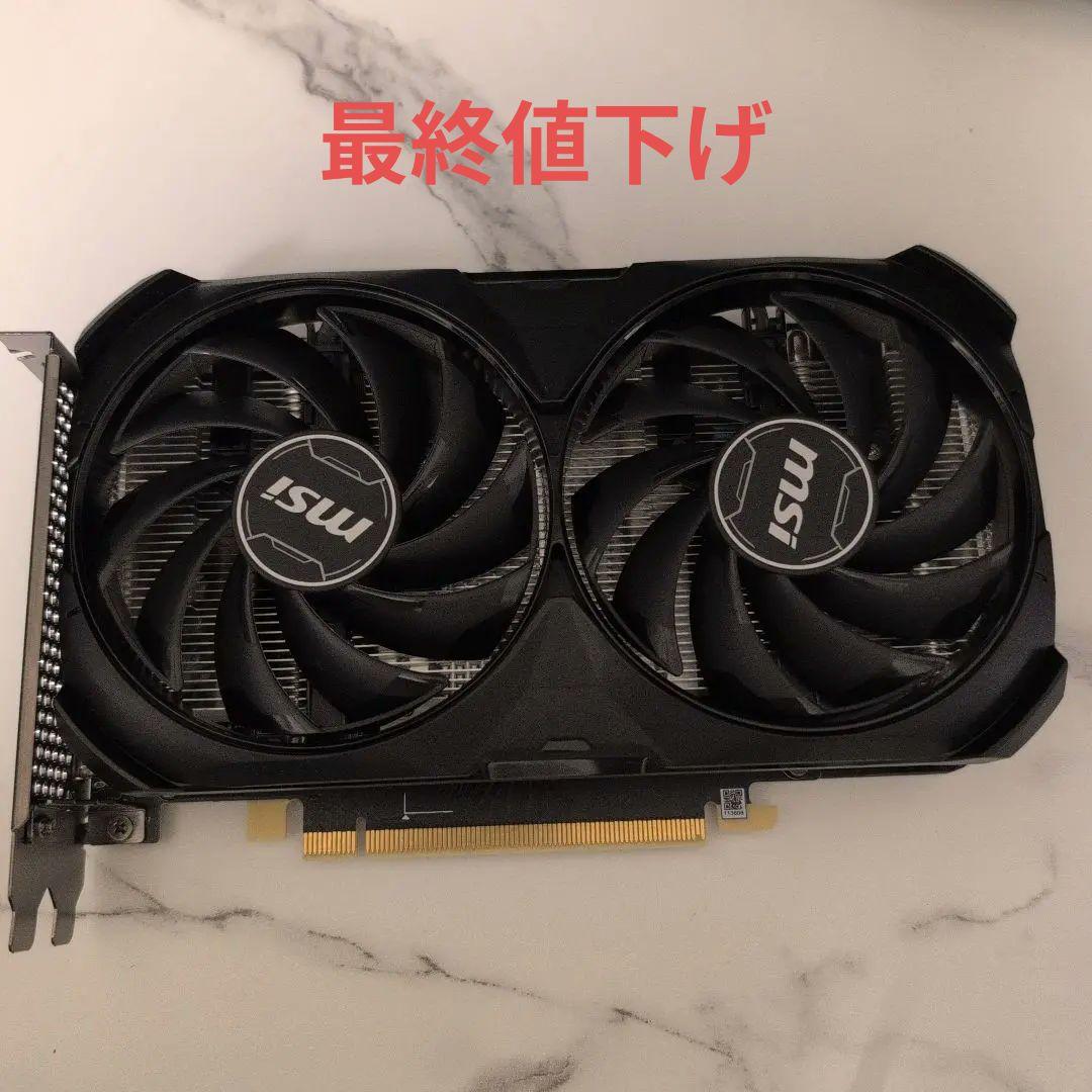グラフィックボード・グラボ・ビデオカード GeForce RTX 4060 Ti VENTUS 2X BLACK 8G