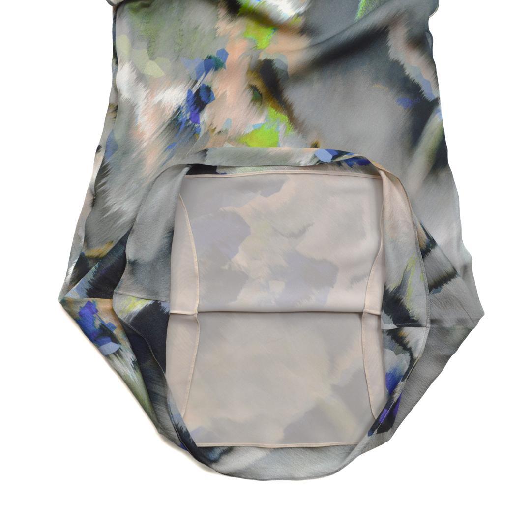 【美品】GIORGIO ARMANIジョルジオアルマーニ イタリア製シルクドレス