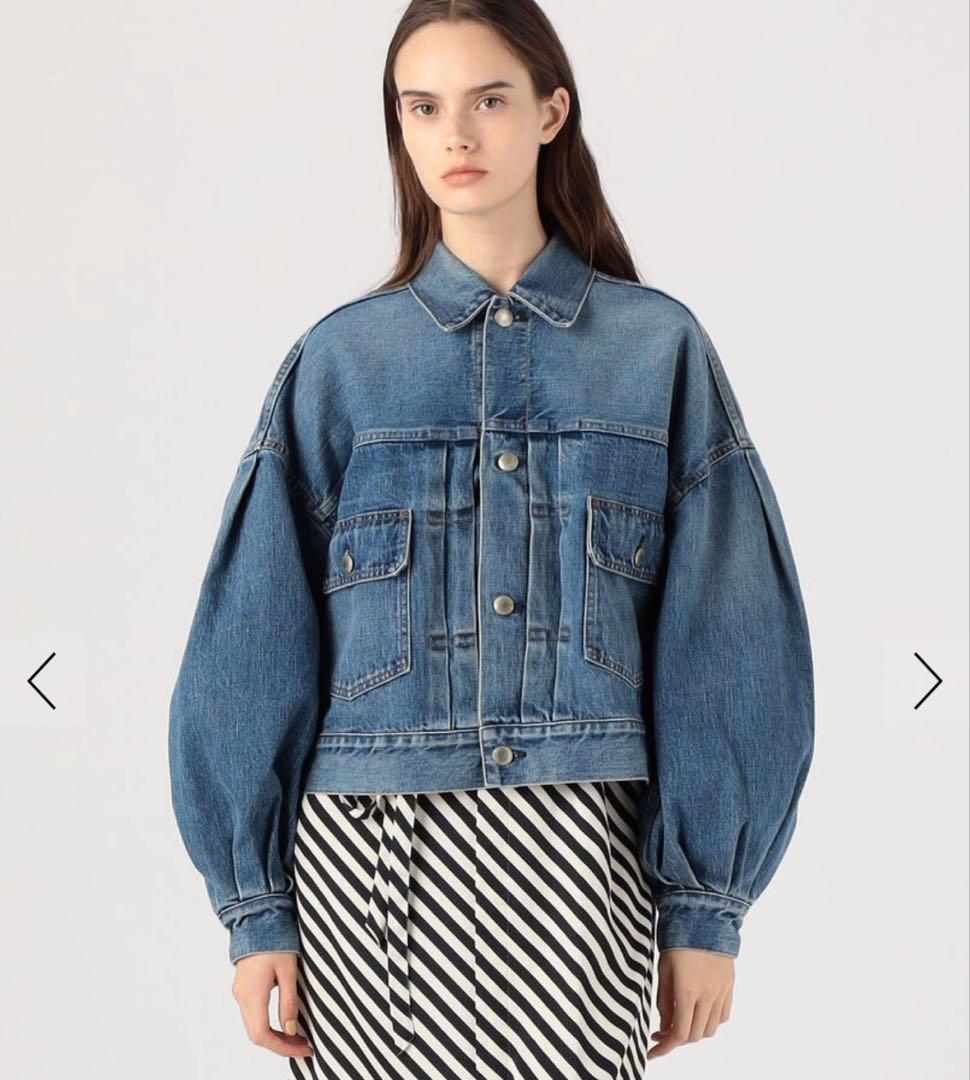 HYKE ハイク バルーンスリーブ デニムジャケット サイズ1