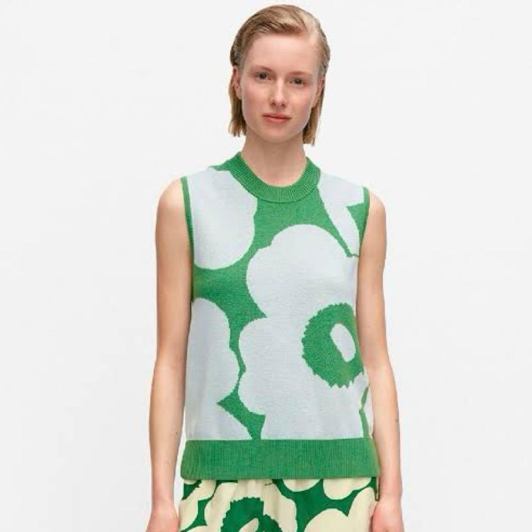 marimekkoマリメッコ ウニッコ　ニットベスト　Mサイズ