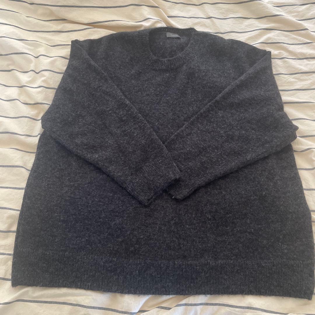 トップス wirrow Alpaca wide knit pullover 23aw
