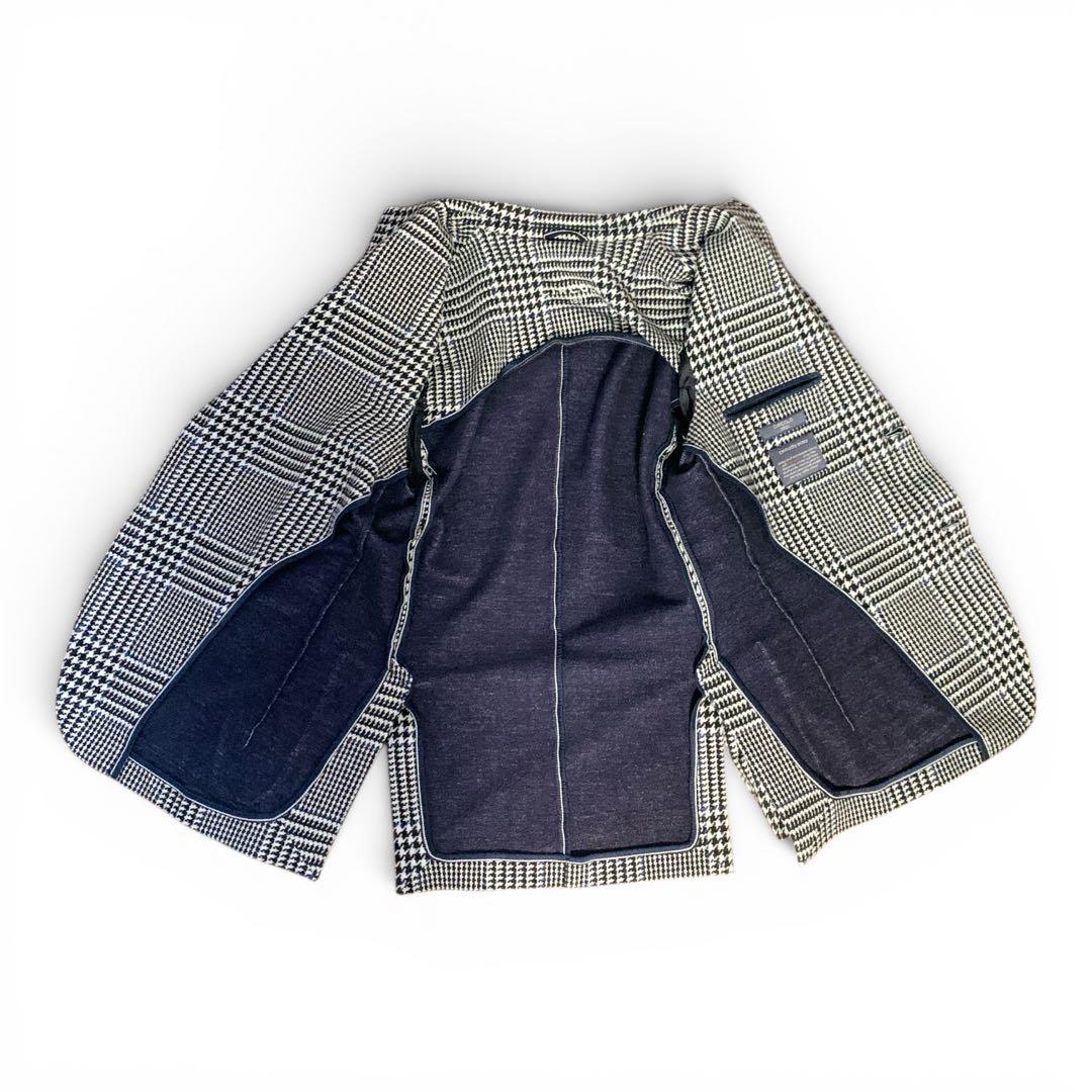 ✨美品 チルコロ1901 ジャージージャケット グレンチェック グレー系 46