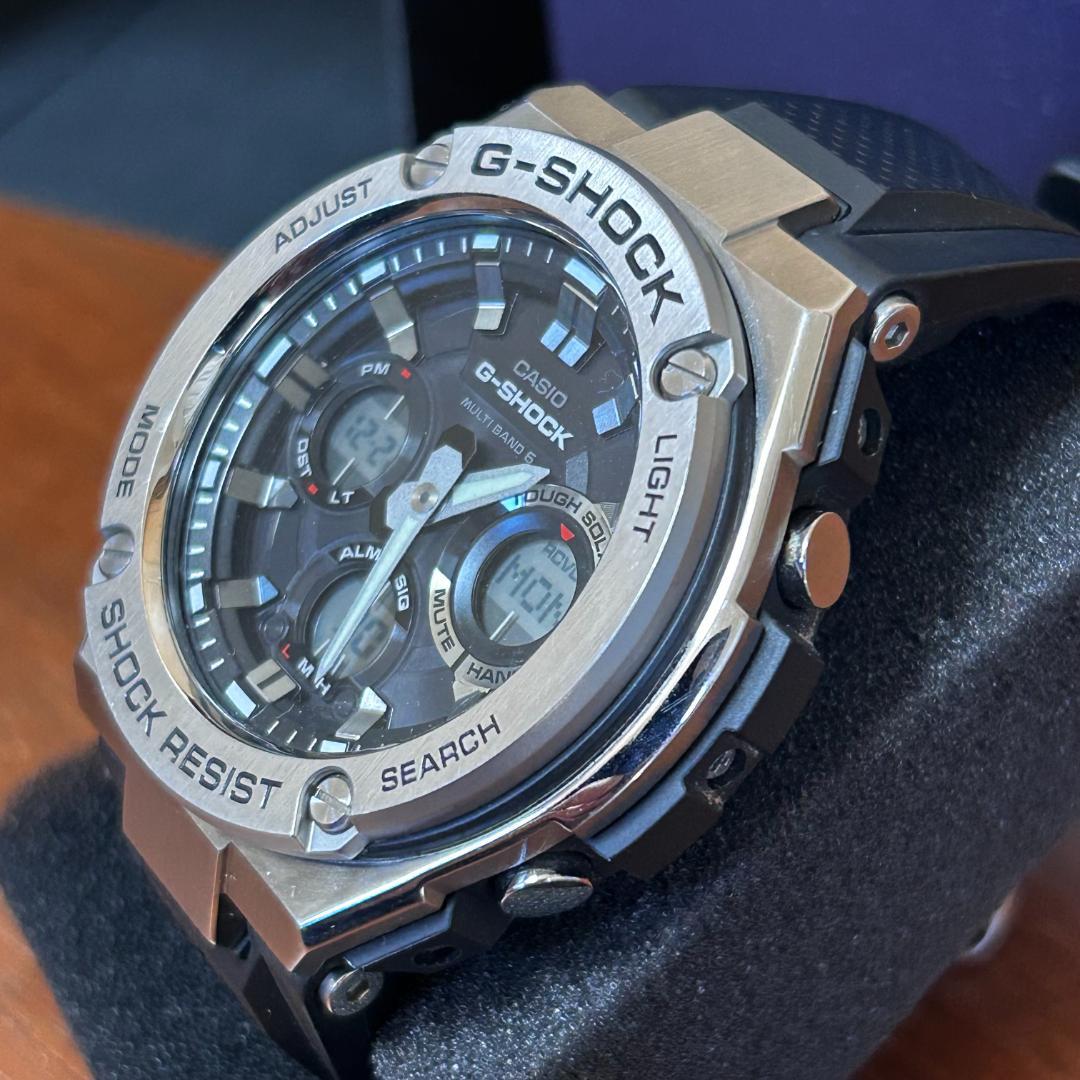 G-SHOCK　G-STEEL　GST-W110-1AJF　電波ソーラー　腕時計