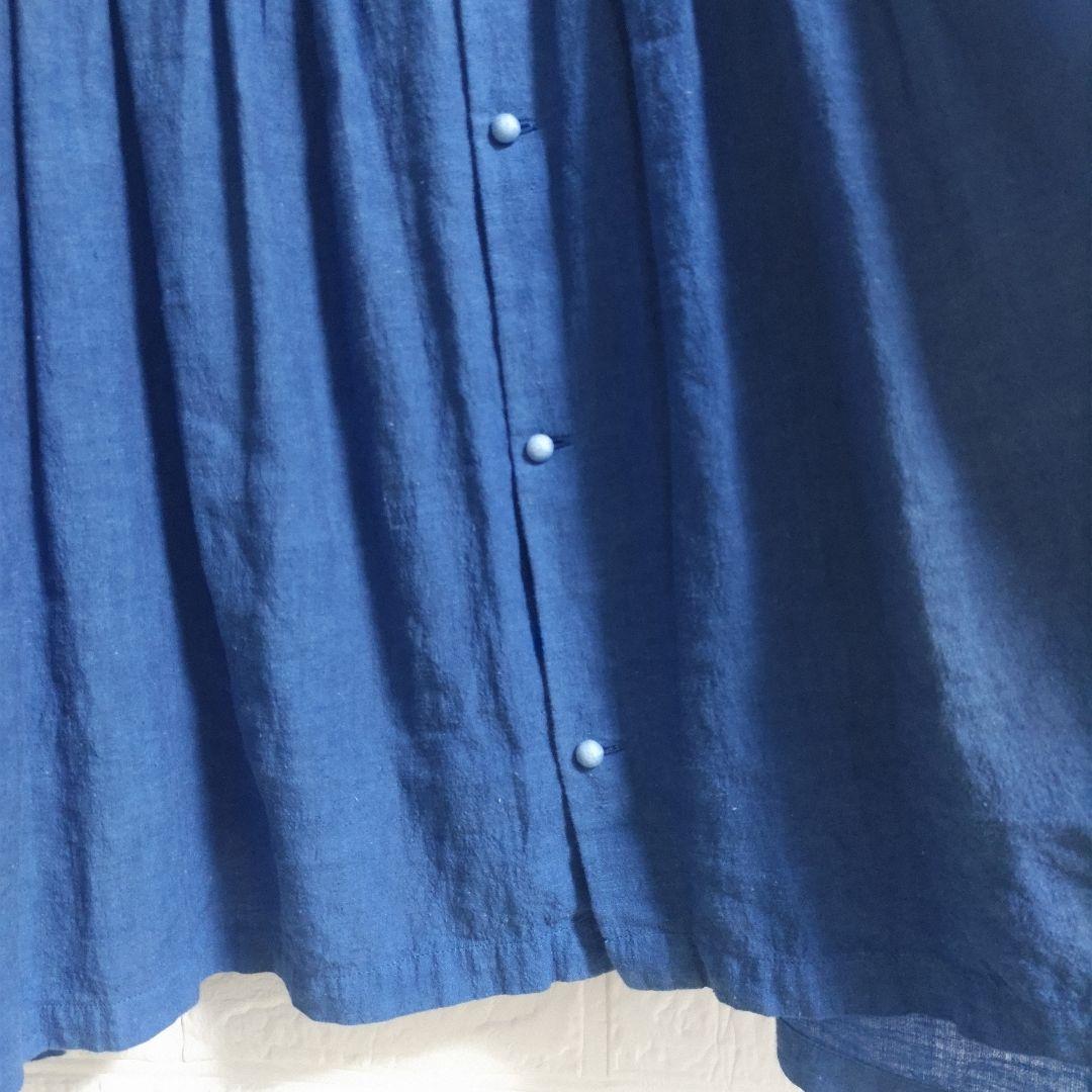 専用✨ネストローブ　アップサイクルリノ インジゴ ダイ　 チュニック 2way
