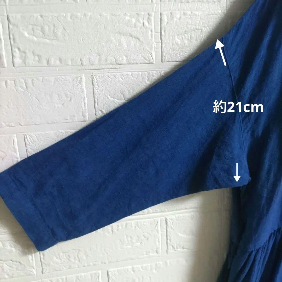 専用✨ネストローブ　アップサイクルリノ インジゴ ダイ　 チュニック 2way