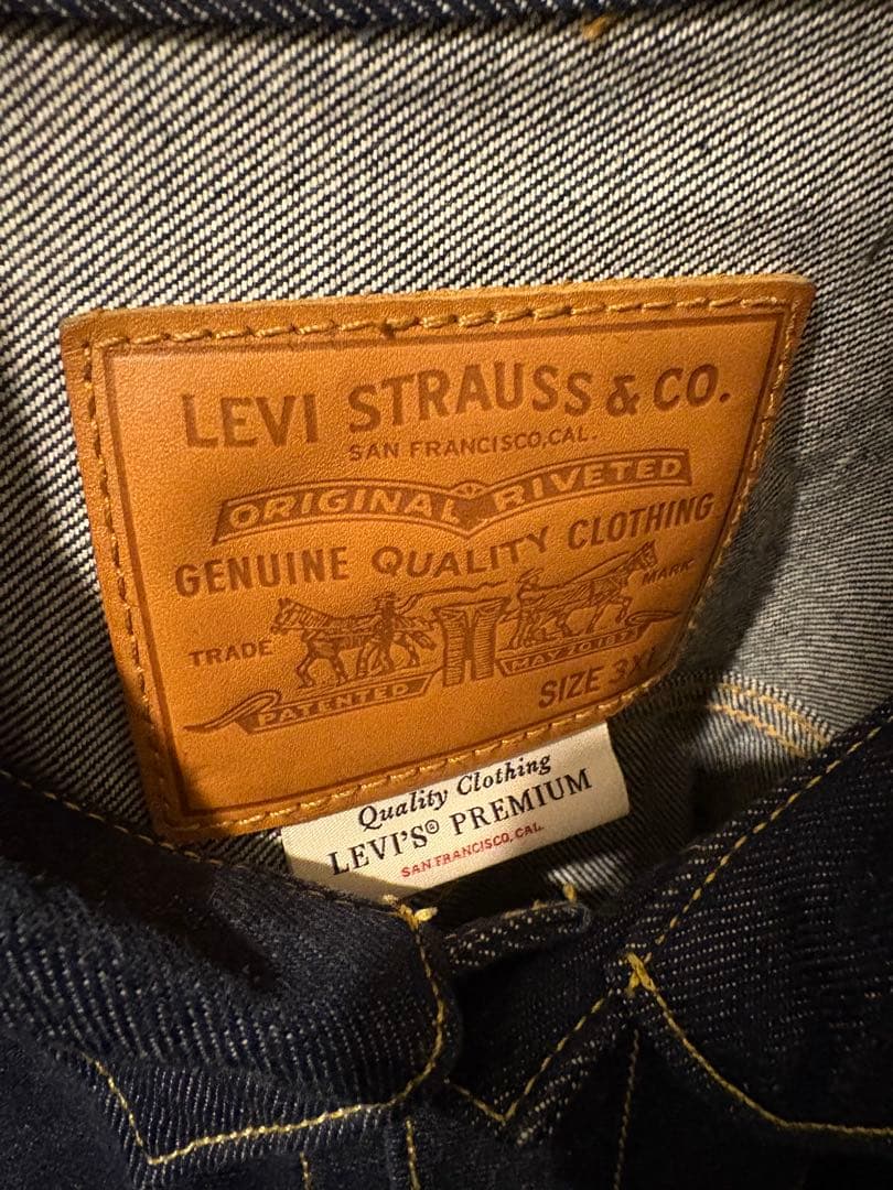 LEVI'S PREMIUM ダークブルー デニムジャケット